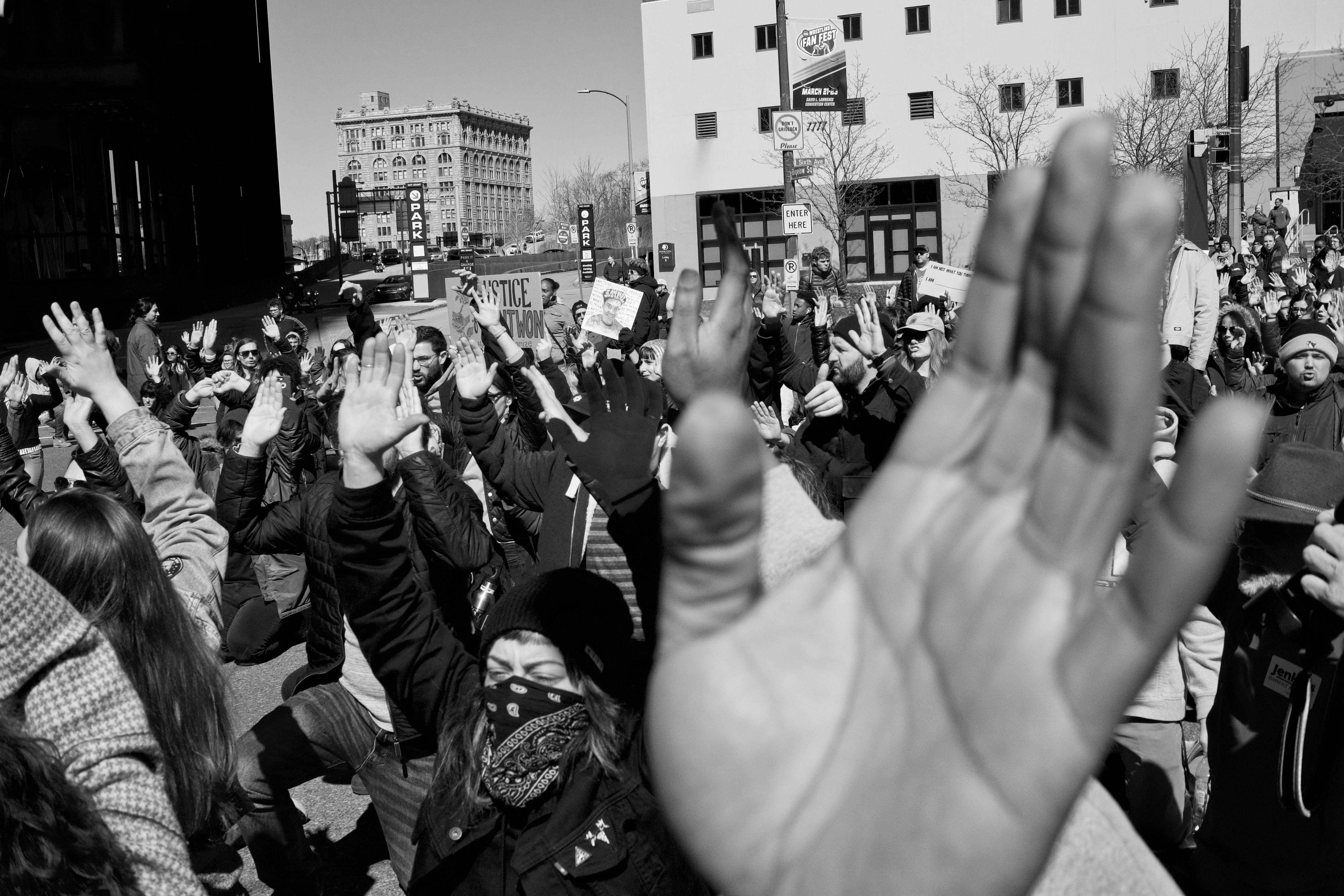 Community rally for justice and freedom